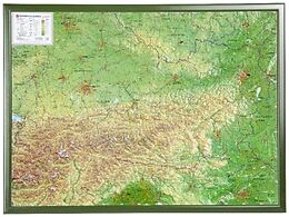 (Land)Karte Österreich 1 : 800.000 mit Rahmen von André Markgraf, Mario Engelhardt