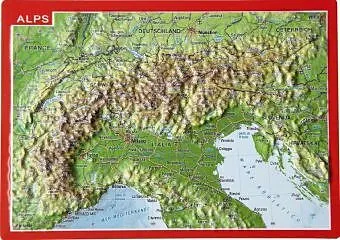 32600; AK Geo Relief: Alpen