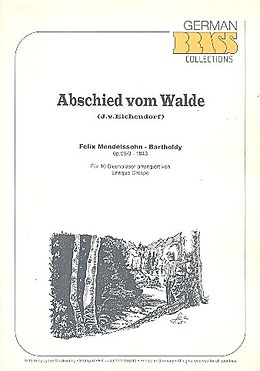 Felix Mendelssohn-Bartholdy Notenblätter Abschied vom Walde op.59,3 für 3 Trompeten