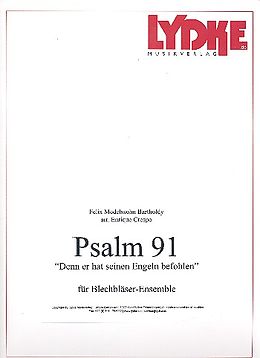 Felix Mendelssohn-Bartholdy Notenblätter Psalm 91 für 4 Trompeten