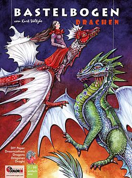 Drachen Bastelbogen Traumfänger zum Basteln &amp; Aufhängen aus Papier Spiel