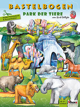 Park der Tiere - Bastelbogen Spiel