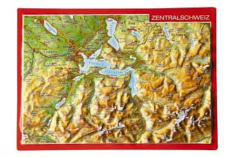 34280; AK Geo Relief: Zentralschweiz