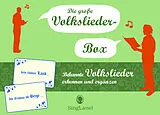 Die große Volkslieder-Quiz-Box für Senioren. Das Spiel rund um bekannte Volkslieder für Senioren. Auch mit Demenz. Spiele Box mit 100 Karten. Spiel