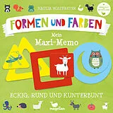 Eckig, rund und kunterbunt - Mein Maxi-Memo - Formen und Farben Spiel