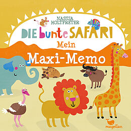 Die bunte Safari - Mein Maxi-Memo Spiel