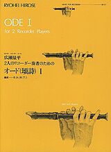 Ryohei Hirose Notenblätter Ode I