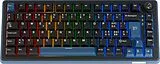 Ducky OK-M 75 - SZ Wine Red Switch - black-blue [CH-Layout] als Windows PC,-Spiel