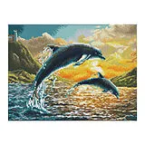 DIAMOND DOTZ - Diamond Painting Delfine Spiel