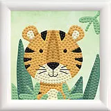 DIAMOND DOTZ - Diamond Painting Mini Wald Tiger Spiel