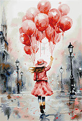 DIAMOND DOTZ - Diamond Painting Luftballons Spiel