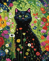 DIAMOND DOTZ - Diamond Painting Katze im Garten Spiel