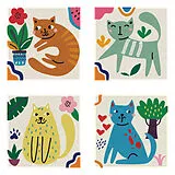 DIAMOND DOTZ - Diamond Painting Mini Katzen Spiel