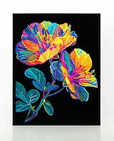 DIAMOND DOTZ - Diamond Painting Neon Blumen Spiel