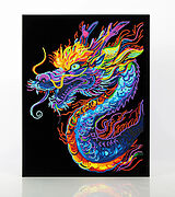 DIAMOND DOTZ - Diamond Painting Neon Drache Spiel