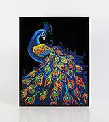DIAMOND DOTZ - Diamond Painting Neon Pfau Spiel