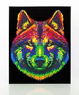 DIAMOND DOTZ - Diamond Painting Neon Wolf Spiel