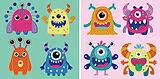 Diamond Painting Monster Spiel