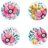 DIAMOND DOTZ - Diamond Painting Untersetzer Blumen Spiel