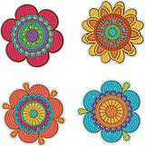 DIAMOND DOTZ - Diamond Painting Untersetzer Hippie Spiel