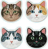 DIAMOND DOTZ - Diamond Painting Untersetzer Katzen Spiel