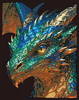 DIAMOND DOTZ - Diamond Painting Neon Drache Spiel