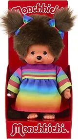 Monchhichi 20cm Rainbow Dress Girl Spiel