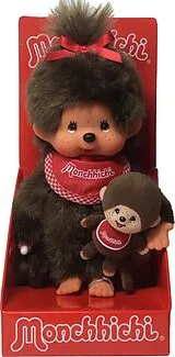 Monchhichi 20cm Mother Girl + Mini MCC Spiel