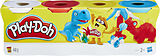 Play-Doh 4er-Pack Grundfarben, 112g-Dosen Spiel