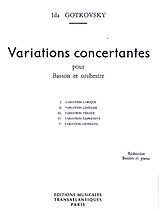 Ida Gotkovsky Notenblätter Variations Concertantes