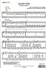Peter Schilling Notenblätter Major Tom