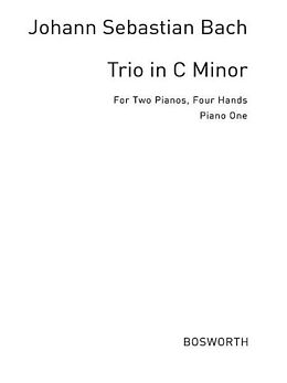 Johann Sebastian Bach Notenblätter Trio c minor from short organ trio