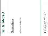 Wolfgang Amadeus Mozart Notenblätter Sonatine for violoncello and
