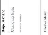 Kaija Saariaho Notenblätter Changing Light
