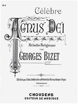 Georges Bizet Notenblätter Agnus Dei no.5