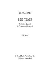 Nico Muhly Notenblätter Big Time