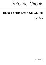 Frédéric Chopin Notenblätter Souvenir de Paganini
