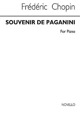 Frédéric Chopin Notenblätter Souvenir de Paganini