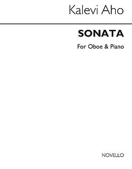 Kalevi Aho Notenblätter Sonata for oboe and piano