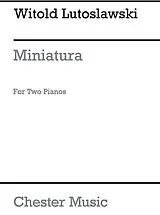 Witold Lutoslawski Notenblätter Miniatura