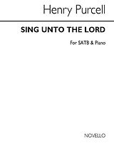 Henry Purcell Notenblätter O sing unto the Lord for