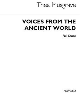 Thea Musgrave Notenblätter Voice from the Ancient World