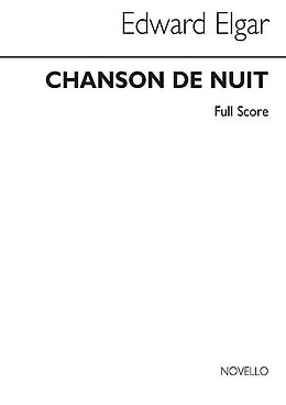 Edward Elgar Notenblätter Chanson de nuit op.15,1 for chamber
