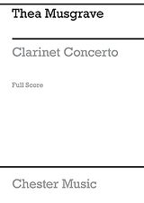 Thea Musgrave Notenblätter Clarinet Concerto