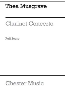 Thea Musgrave Notenblätter Clarinet Concerto