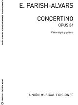 Elias Parish-Alvars Notenblätter Concertino op.34 for harp