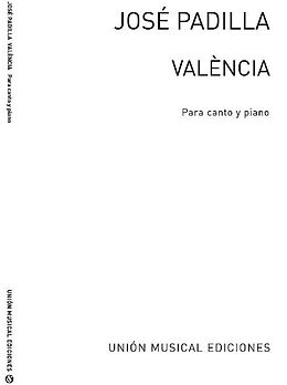 José Padilla Notenblätter Valencia