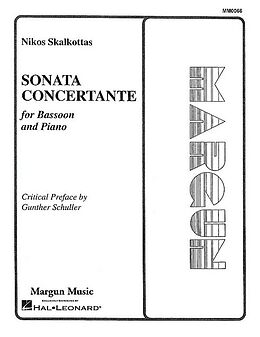 Nikos Skalkottas Notenblätter Sonata concertante