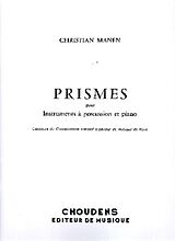 Christian Manen Notenblätter Prismes