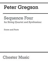 Peter Gregson Notenblätter Sequence Four
